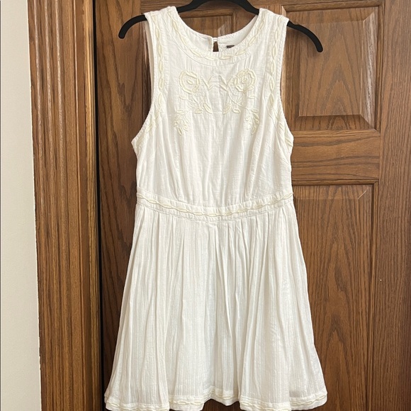 Free People White Birds of a Feather Mini Dress - Picture 1 of 13